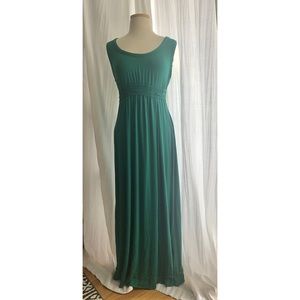 Max Studio green maxi dress, women’s size XL